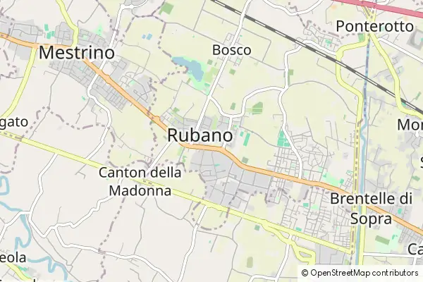 Mapa Rubano