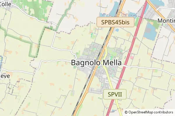 Mapa Bagnolo Mella