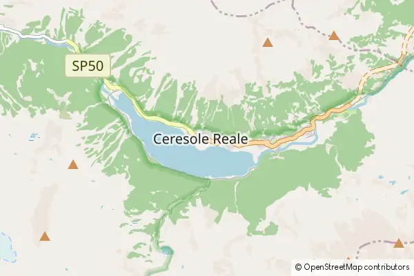 Mapa Ceresole Reale