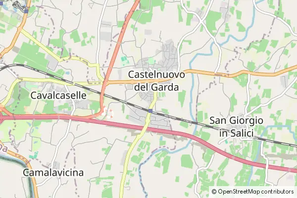 Mapa Castelnuovo del Garda