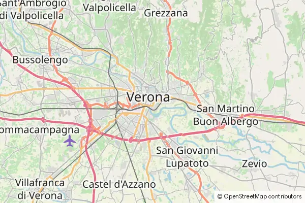 Mapa Werona