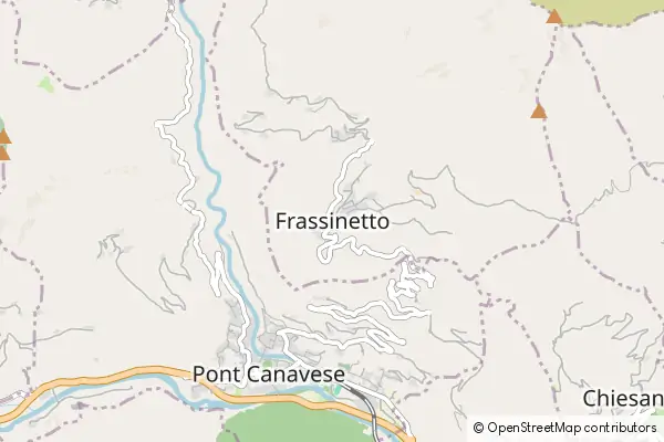 Mapa Frassinetto