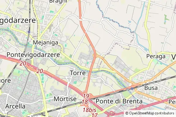 Mapa Cadoneghe