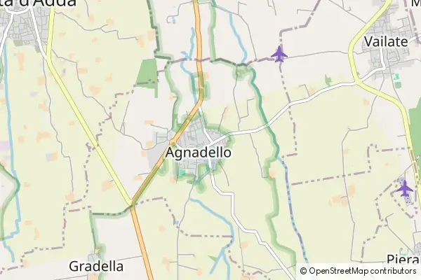 Mapa Agnadello