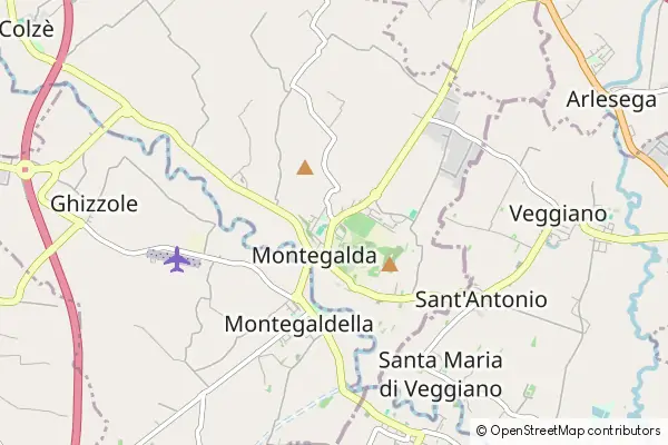 Mapa Montegalda