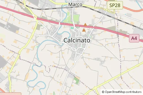 Mapa Calcinato