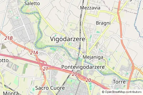 Mapa Vigodarzere