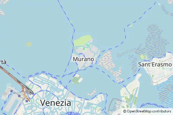 Mapa Murano