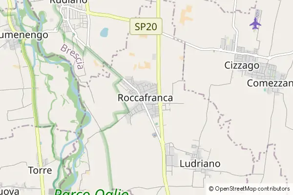 Mapa Roccafranca