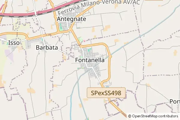 Mapa Fontanella