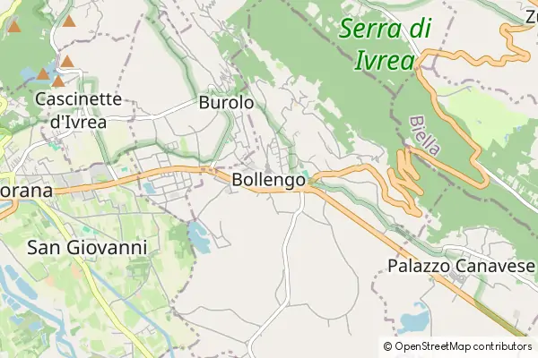 Mapa Bollengo