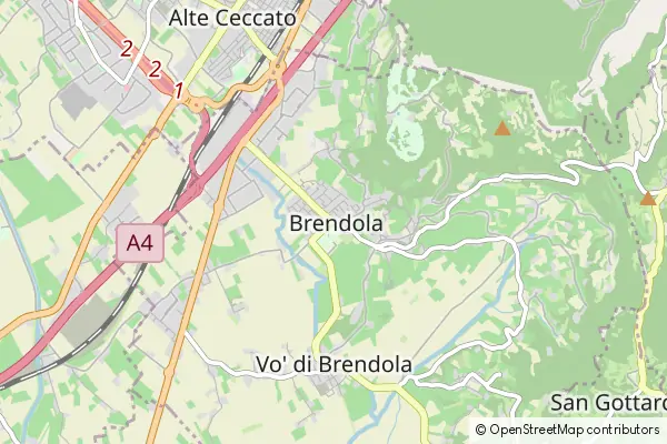 Mapa Brendola