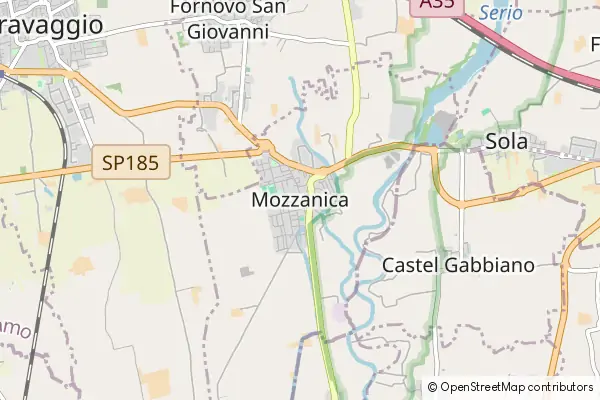 Mapa Mozzanica