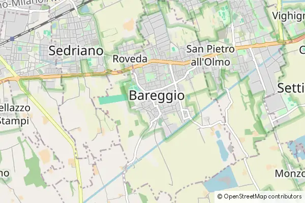 Mapa Bareggio