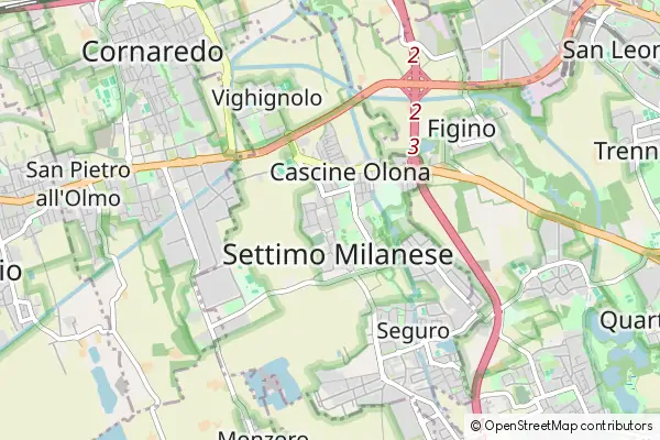 Mapa Settimo Milanese