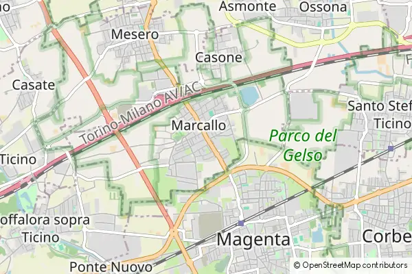 Mapa Marcallo con Casone