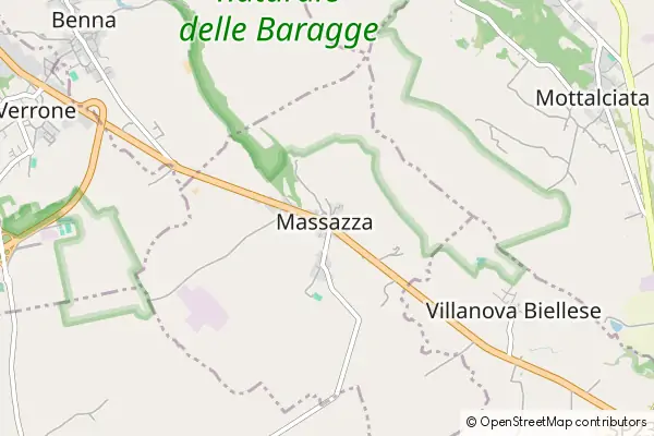 Mapa Massazza