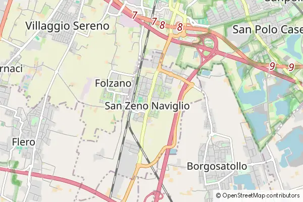 Mapa San Zeno Naviglio