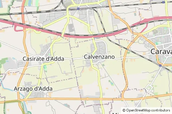 Mapa Calvenzano