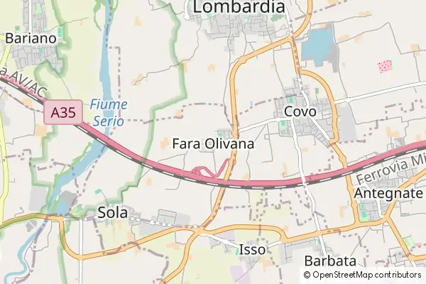 Mapa Fara Olivana Con Sola