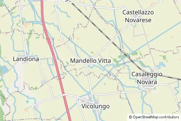 Mapa Mandello Vitta