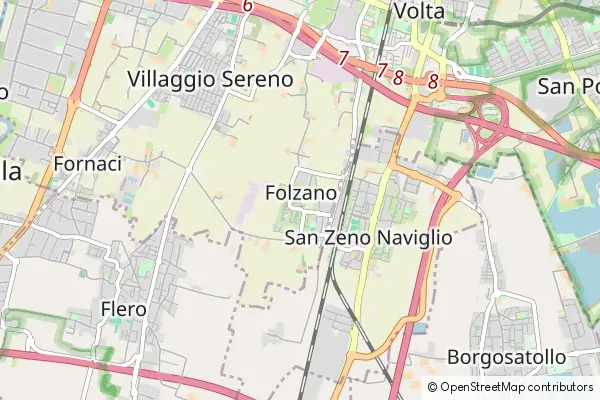 Mapa Folzano