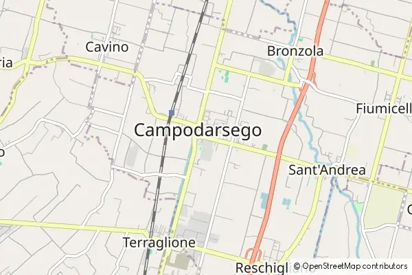 Mapa Campodarsego