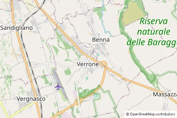 Mapa Verrone