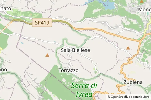 Mapa Sala Biellese