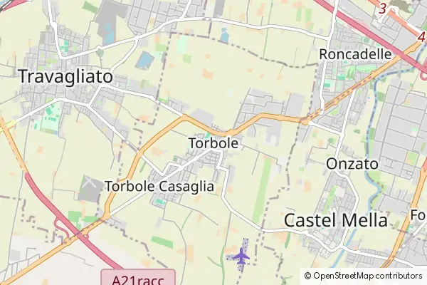 Mapa Torbole Casaglia