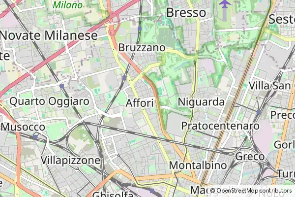 Mapa Brusuglio