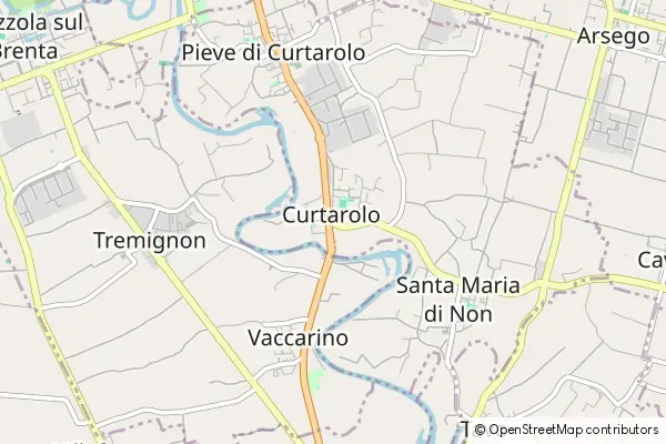 Mapa Curtarolo