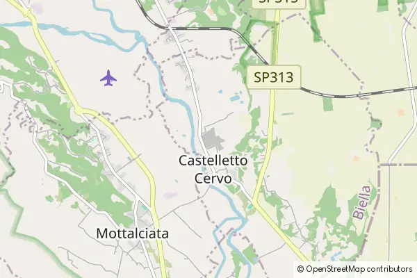 Mapa Castelletto Cervo