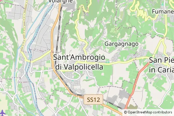 Mapa Sant'Ambrogio di Valpolicella