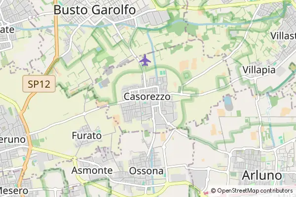 Mapa Casorezzo