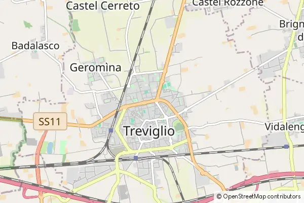 Mapa Treviglio