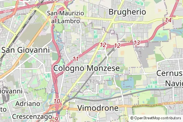 Mapa Cologno Monzese