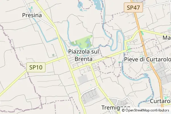 Mapa Piazzola sul Brenta