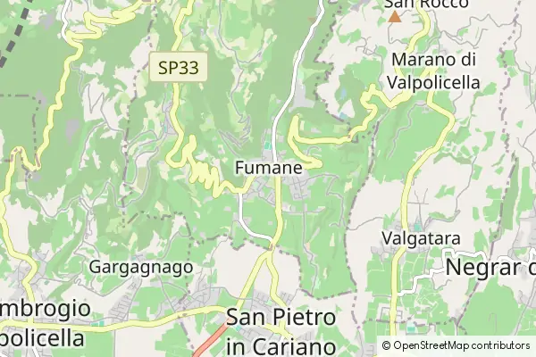 Mapa Fumane