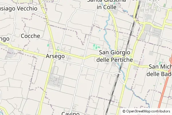 Mapa San Giorgio delle Pertiche