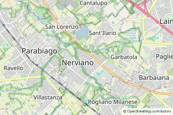 Mapa Nerviano