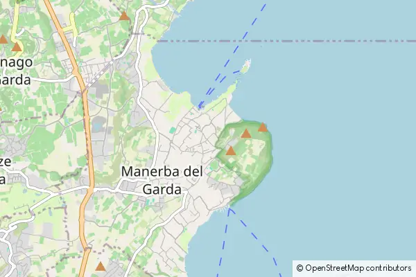 Mapa Manerba del Garda