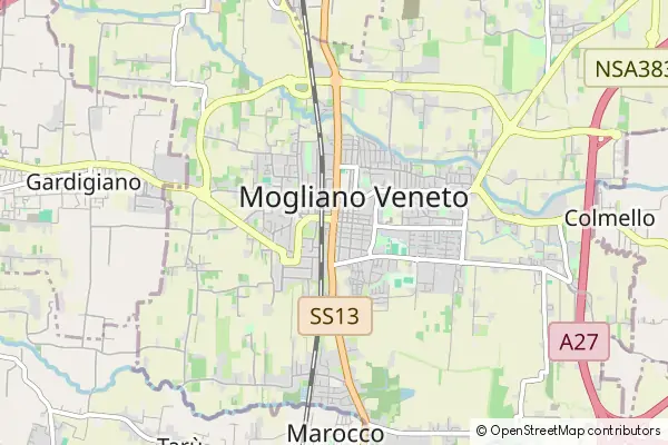 Mapa Mogliano Veneto