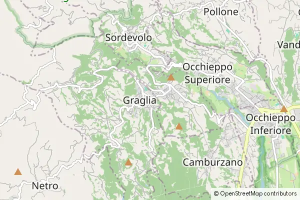 Mapa Graglia