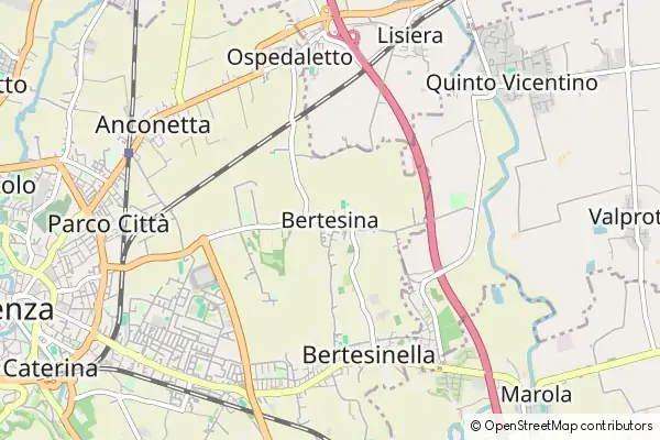 Mapa Bertesina