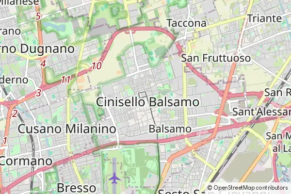 Mapa Cinisello Balsamo