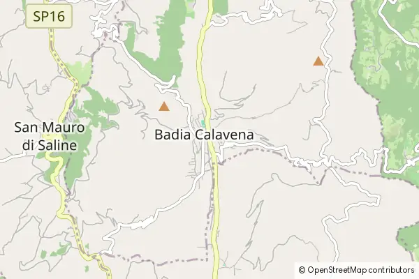 Mapa Badia Calavena