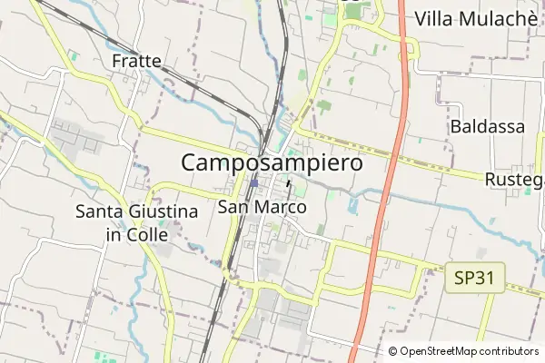 Mapa Camposampiero