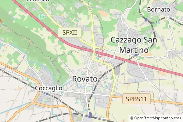 Mapa Rovato