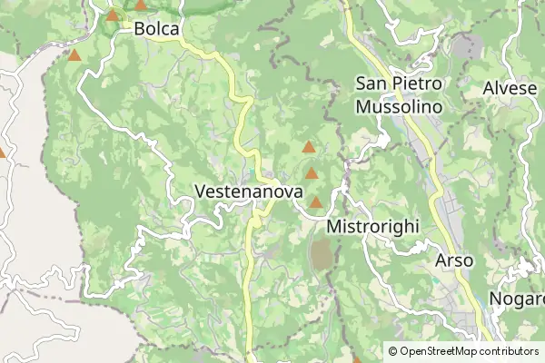 Mapa Vestenanova